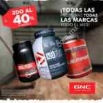 En GNC segundo a mitad de precio en todas las proteínas todo enero