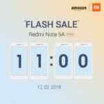 Flash Sale Xiaomi Redmi Note 5A Prime en Amazon a $2,999 a partir de las 11am