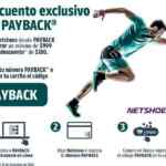 Código Netshoes Payback de $100 de descuento en compras de $999 o más
