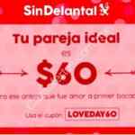 Cupón Sin Delantal de San Valentín: $60 de descuento solo hoy 14 de febrero