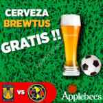 En Applebees Mundo E cerveza GRATIS para el partido Tigres-América