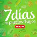 Ofertas HEB Frutas y Verduras del 27 de febrero al 5 de marzo de 2018