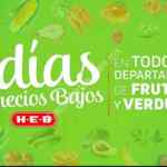 Ofertas HEB frutas y verduras del 13 al 19 de febrero 2018