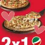 Promoción Benedettis San Valentín: 2x1 en todas las pizzas medianas y grandes hoy 14 de febrero