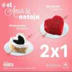 Promoción El Globo San Valentín: 2x1 en Garibaldi Corazón y Cheesecake corazón al pedir por Uber Eats