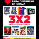 Promoción Gamers San Valentín: 3x2 en artículos seleccionados