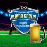 Promoción Toks Super Bowl: Bebida GRATIS por cada touchdown durante el Super Bowl