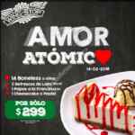 Promoción Wingstop San Valentín: 14 alitas + 2 refrescos + papas + pastel por $299 esta semana