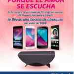 Promoción de San Valentín Telcel: bocina de regalo en la compra de un celular
