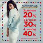 Promoción escalonada Aeropostale: Hasta 40% de descuento