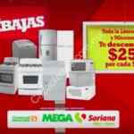 Re Rebajas Soriana y Comercial Mexicana: $250 de descuento por cada $1000 en línea blanca y microondas del 15 al 19 de febrero