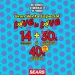 Venta Especial Sears Love is Love: Hasta 14 msi + 30% de descuento ó 40% de descuento directo