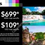 Venta Especial Volaris con vuelos nacionales desde $699 e internacionales desde $109 dólares