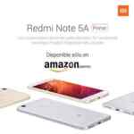 En Amazon Preventa Xiaomi Redmi Note 5A Prime Dual de 32GB a $2,999