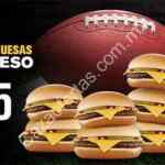 En McDonalds promoción del Super Bowl: 10 hamburguesas con queso por $155