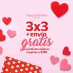 Promoción Natural Scents San Valentín: 3x3 + envío gratis en la tienda en línea