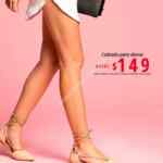 Promociones San Valentín Gran Chapur: Zapatos desde $149, 3x2 en lencería y más