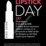 Promoción Lipstick Day de Sephora y Bobbi Brown: labial Gratis en la compra de un labial
