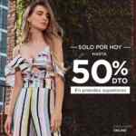 Hasta 50% de descuento en prendas superiores sólo hoy en tienda online de Studio F