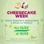 Cheesecake Week en Cheesecake Factory marzo 2018: Rebanadas a mitad de precio del 12 al 16 de marzo