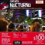 Circuito Nocturno Turibus Semana Santa 2018: Adultos a sólo $100 y 2 niños o 1 INAPAM gratis