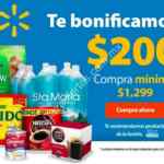 Cupón Walmart online $200 de descuento en compras de $1,299