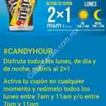 En 7-Eleven cupón de 2x1 en chocolates M&Ms todos los lunes