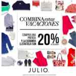 En Julio 20% de descuento en la segunda prenda