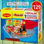 Promoción Maggi y Atún Dolores: paquete con refractario Pyr O Rey de regalo