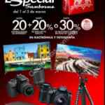 Venta Especial Sanborns: Hasta 30% de descuento en electrónica y fotografía del 1 al 3 de marzo