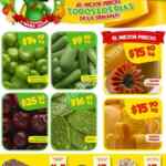 Ofertas Bodega Aurrerá en frutas y verduras Tianguis de Mamá Lucha 30 de marzo al 5 de abril