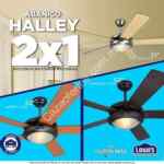 En Lowes 2x1 en ventiladores de techo Halley