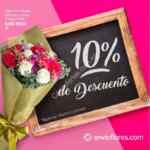 Código EnviaFlores.com de 10% de descuento en toda la tienda