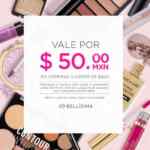 Cupón Bellísima de $50 de descuento en compras a partir de $200