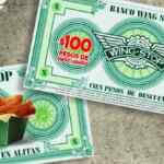 Cupón Wingstop de $100 de descuento en consumos a partir de $500