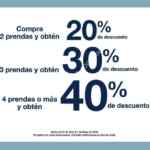 Descuentos Escalonados GAP: Hasta 40% de descuento directo dependiendo de la cantidad de prendas que compres
