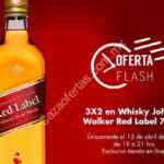 En Bodegas Alianza oferta Flash 13 de abril: 3x2 en whisky Johnny Walker Red Label