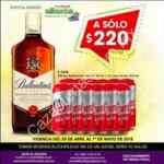 En Bodegas Alianza whisky Ballentines + 12 latones de Tecate por $220