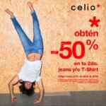 En Celio segundo a mitad de precio en jeans y tshirts