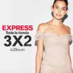 En Express 3x2 en toda la tienda ó 25% de descuento en un artículo del 12 al 15 de abril