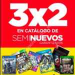 En Gamers 3x2 en videojuegos seminuevos hasta el 29 de abril