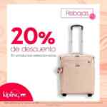 En Kipling 20% de descuento en productos seleccionados