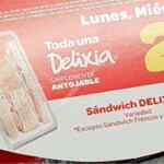 En Oxxo 2x1 en sandwich Delixia los lunes, miércoles y viernes