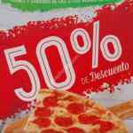 En Sbarro 50% de descuento en rebanadas de pizza y strombolinys después de las 8pm