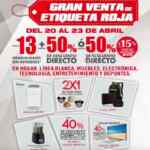 En Sears Venta de Etiqueta Roja del 20 al 23 de abril: hasta 50% de descuento + 13 MSI