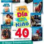 En Sears hasta 40% de descuento en películas seleccionadas por el Día del Niño