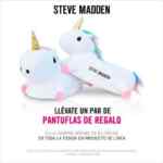 En Steve Madden llévate unas pantuflas unicornio de regalo en compras a partir de $2,099
