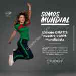 En Studio F playera mundialista de regalo en compras a partir de $2,000