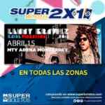 Miércoles de 2x1 en Superboletos: 2x1 en boletos para Lenny Kravitz, Katy Perry, Carlos Vives y más