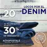 Promoción Aeropostale Locos por el Denim: 20% en toda la tienda si te pruebas unos jeans y 30% si te los llevas